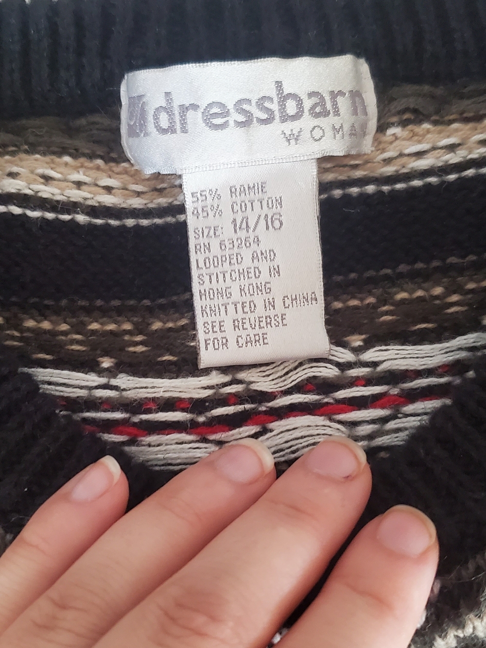 DressBarn Vintage Ramie Blend